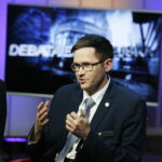 23.05.2019 Wybory do Europarlamentu. TVP 3 Kielce i Radio Kielce. Debata Europejska. Magdalena Fogiel - Litwinek - Kukiz`15 / Jarosław Kubalski / Radio Kielce