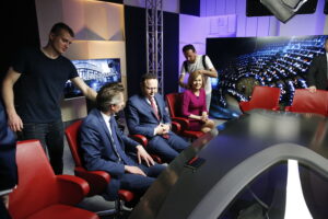 23.05.2019 Wybory do Europarlamentu. TVP 3 Kielce i Radio Kielce. Debata Europejska / Jarosław Kubalski / Radio Kielce