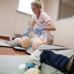 23.05.2019 Kielce. Wyższa Szkoła Ekonomii, Prawa i Nauk Medycznych. Otwarcie Centrum Symulacji Medycznych. Fantomy / Jarosław Kubalski / Radio Kielce