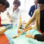 23.05.2019 Kielce. Wyższa Szkoła Ekonomii, Prawa i Nauk Medycznych. Otwarcie Centrum Symulacji Medycznych. Fantomy / Jarosław Kubalski / Radio Kielce