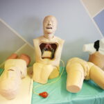 23.05.2019 Kielce. Wyższa Szkoła Ekonomii, Prawa i Nauk Medycznych. Otwarcie Centrum Symulacji Medycznych. Fantomy / Jarosław Kubalski / Radio Kielce