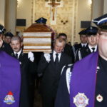 25.05.2019 Skorzeszyce. Pogrzeb Druha Zdzisława Synowca - strażaka z Woli Jachowej. Strażak został ciężko ranny podczas akcji ratowniczo-gaśniczej w Radlinie, gdzie wybuchła butla z acetylenem. / Jarosław Kubalski / Radio Kielce