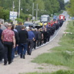 25.05.2019 Skorzeszyce. Pogrzeb Druha Zdzisława Synowca - strażaka z Woli Jachowej. Strażak został ciężko ranny podczas akcji ratowniczo-gaśniczej w Radlinie, gdzie wybuchła butla z acetylenem. / Jarosław Kubalski / Radio Kielce