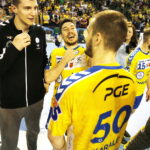 25.05.2019 Kielce. PGNiG Superliga. PGE Vive Kielce zostało po raz 16 mistrzem Polski. Piłkarze i kibice cieszą się ze zwycięstwa / Jarosław Kubalski / Radio Kielce