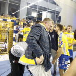 25.05.2019 Kielce. PGNiG Superliga. PGE Vive Kielce zostało po raz 16 mistrzem Polski. Piłkarze i kibice cieszą się ze zwycięstwa / Jarosław Kubalski / Radio Kielce