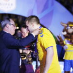 25.05.2019 Kielce. PGNiG Superliga. PGE Vive Kielce zostało po raz 16 mistrzem Polski. Piłkarze i kibice cieszą się ze zwycięstwa / Jarosław Kubalski / Radio Kielce