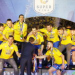25.05.2019 Kielce. PGNiG Superliga. PGE Vive Kielce zostało po raz 16 mistrzem Polski. Piłkarze i kibice cieszą się ze zwycięstwa / Jarosław Kubalski / Radio Kielce