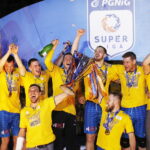 25.05.2019 Kielce. PGNiG Superliga. PGE Vive Kielce zostało po raz 16 mistrzem Polski. Piłkarze i kibice cieszą się ze zwycięstwa / Jarosław Kubalski / Radio Kielce