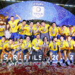 25.05.2019 Kielce. PGNiG Superliga. PGE Vive Kielce zostało po raz 16 mistrzem Polski. Piłkarze i kibice cieszą się ze zwycięstwa / Jarosław Kubalski / Radio Kielce