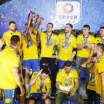 25.05.2019 Kielce. PGNiG Superliga. PGE Vive Kielce zostało po raz 16 mistrzem Polski. Piłkarze i kibice cieszą się ze zwycięstwa / Jarosław Kubalski / Radio Kielce