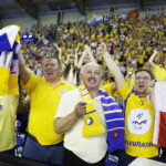 25.05.2019 Kielce. PGNiG Superliga. PGE Vive Kielce zostało po raz 16 mistrzem Polski. Piłkarze i kibice cieszą się ze zwycięstwa / Jarosław Kubalski / Radio Kielce