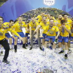 25.05.2019 Kielce. PGNiG Superliga. PGE Vive Kielce zostało po raz 16 mistrzem Polski. Piłkarze i kibice cieszą się ze zwycięstwa / Jarosław Kubalski / Radio Kielce