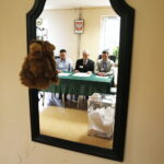 26.05.2019 Kielce. Wybory do europarlamentu. Zamknięta komisja wyborcza w DPS przy ulicy Sobieskiego / Jarosław Kubalski / Radio Kielce