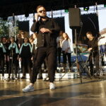 26.05.2019 Kielce. Uwielbienie Najświętszego Sakramentu na Rynku. Raper Tau oraz zespół Anti Babilon System / Jarosław Kubalski / Radio Kielce