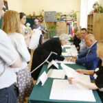 26.05.2019 Kielce. Wybory do europarlamentu. Komisja wyborcza nr 81 / Jarosław Kubalski / Radio Kielce