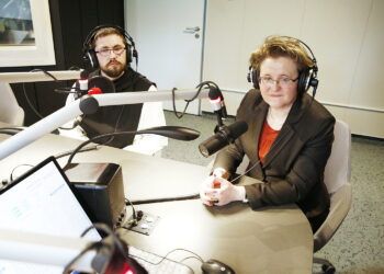 13.05.2019 Radio Kielce. Punkty Widzenia. Katarzyna Bernat, Radio eM i ojciec Jan Strumiłowski, cysters / Jarosław Kubalski / Radio Kielce