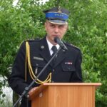 Opatów. Powiatowe Święto Strażaka. Kapitan Sylwester Kochanowicz - komendant Państwowej Straży Pożarnej w Opatowie / Emilia Sitarska / Radio Kielce