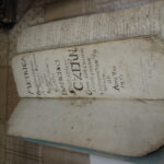 Księga metrykalna przed konserwacją / Archiwum Diecezjalne