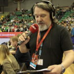 Finał Pucharu Polski Orlen Wisła Płock - PGE Vive Kielce. Red. Marek Cender - Radio Kielce / Krzysztof Bujnowicz / Radio Kielce