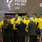 Finał Pucharu Polski Orlen Wisła Płock - PGE Vive Kielce. Ceremonia wręczenia trofeum / Krzysztof Bujnowicz / Radio Kielce