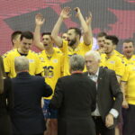 Finał Pucharu Polski Orlen Wisła Płock - PGE Vive Kielce. Ceremonia wręczenia trofeum / Krzysztof Bujnowicz / Radio Kielce