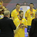 Finał Pucharu Polski Orlen Wisła Płock - PGE Vive Kielce. Ceremonia wręczenia trofeum / Krzysztof Bujnowicz / Radio Kielce