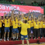 Finał Pucharu Polski Orlen Wisła Płock - PGE Vive Kielce. Ceremonia wręczenia trofeum / Krzysztof Bujnowicz / Radio Kielce