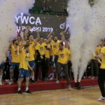 Finał Pucharu Polski Orlen Wisła Płock - PGE Vive Kielce. Ceremonia wręczenia trofeum / Krzysztof Bujnowicz / Radio Kielce