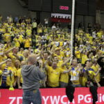 Finał Pucharu Polski Orlen Wisła Płock - PGE Vive Kielce. Ceremonia wręczenia trofeum / Krzysztof Bujnowicz / Radio Kielce