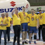 Finał Pucharu Polski Orlen Wisła Płock - PGE Vive Kielce. Ceremonia wręczenia trofeum / Krzysztof Bujnowicz / Radio Kielce