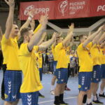 Finał Pucharu Polski Orlen Wisła Płock - PGE Vive Kielce. Ceremonia wręczenia trofeum / Krzysztof Bujnowicz / Radio Kielce