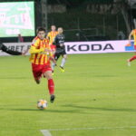 36. kolejka LOTTO Ekstraklasy: Zagłębie Sosnowiec - Korona Kielce. Wato Arweładze / Krzysztof Bujnowicz / Radio Kielce