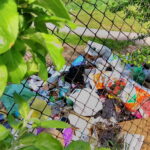 Dzikie wysypiska śmieci przy ogródkach działkowych / Marzena Mąkosa / Radio Kielce