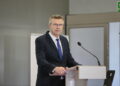 Targi Kielce. Konferencja „Inwestuj w Kielcach”. Na zdjęciu Bogdan Wenta - prezydent Kielc / Marzena Mąkosa / Radio Kielce