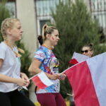 Piekoszów. Bieg „Z flagą w ręku” / Marzena Mąkosa / Radio Kielce