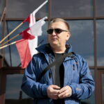 Chęciny. IV Rajd Rowerowy. Na zdjęciu: Robert Jaworski, burmistrz miasta i gminy Chęciny / Marzena Mąkosa / Radio Kielce