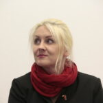 Debata kandydatów do PE organizowana przez Młodzieżową RM oraz Regionalne Centrum Wolontariatu. Na zdjęciu: Małgorzata Marenin - Wiosna / Marzena Mąkosa / Radio Kielce