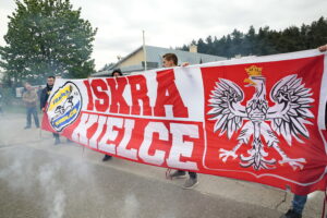 Powitanie zespołu PGE Vive / Marzena Mąkosa / Radio Kielce