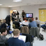 Hala Legionów. Losowanie półfinałów Ligi Mistrzów / Marzena Mąkosa / Radio Kielce