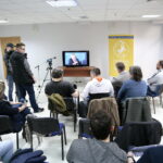 Hala Legionów. Losowanie półfinałów Ligi Mistrzów / Marzena Mąkosa / Radio Kielce