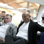 Hala Legionów. Losowanie półfinałów Ligi Mistrzów. Na zdjęciu (od lewej): Bertus Servaas, prezes PGE Vive Kielce i Talant Dujshebaev - trener / Marzena Mąkosa / Radio Kielce