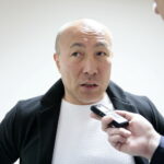 Hala Legionów. Losowanie półfinałów Ligi Mistrzów. Talant Dujshebaev - trener  / Marzena Mąkosa / Radio Kielce