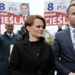 Kielce. Konferencja minister Jadwigi Emilewicz i posła Michała Cieślaka - kandydata Zjednoczonej Prawicy do Parlamentu Europejskiego / Marzena Mąkosa / Radio Kielce