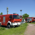 Ćwiczenia policji i straży pożarnej / Marzena Mąkosa / Radio Kielce