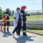 Ćwiczenia policji i straży pożarnej / Marzena Mąkosa / Radio Kielce