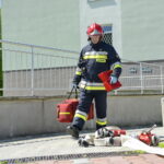 Ćwiczenia policji i straży pożarnej / Marzena Mąkosa / Radio Kielce