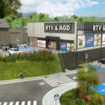 Opatów. Wizualizacja parku handlowego / EDS Retail Park