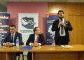 Ostrowiec Świętokrzyski. Kandydaci Konfederacji do PE. Od lewej Dawid Lewicki, Konrad Berkowicz, Ernest Michałowski / Emilia Sitarska / Radio Kielce