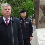 Obchody 228. rocznicy uchwalenia Konstytucji 3 Maja. Na zdjęciu: senator PiS, Jarosław Rusiecki. / Emilia Sitarska / Radio Kielce