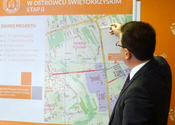Plany przebudowy dróg w ramach projektu / Emilia Sitarska / Radio Kielce